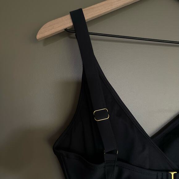 NWT KINDRED BRAVELY Crossover Maternity & Nursing Bikini Top Black Size Large‎ - Picture 10 of 16